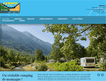 Tablet Screenshot of camping.merenslesvals.fr